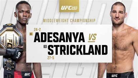 Sean Strickland vs. Israel Adesanya full fight video highlights.